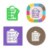Checklist Vector Icon