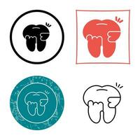 Toothache And Plaque Vector Icon