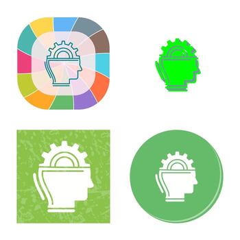 Machine Learning Vector Icon