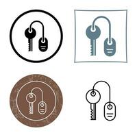 Room key Vector Icon