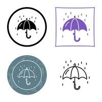 Raining Vector Icon