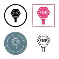 Stop Sign Vector Icon