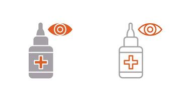 Eye Drop Vector Icon