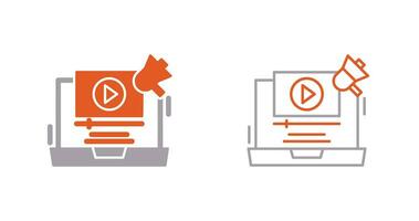 Video Marketing Vector Icon