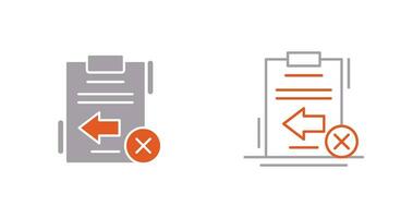 Return Failed Vector Icon