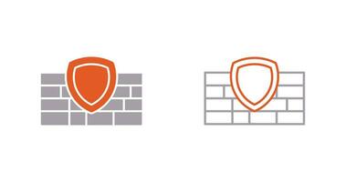 icono de vector de firewall