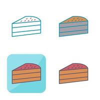 Cake Slice Vector Icon