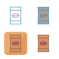 Coffee Packets Vector Icon