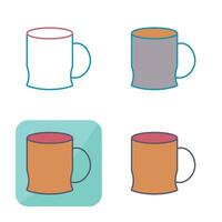 icono de vector de taza de café