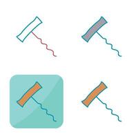 Unique Corkscrew Vector Icon