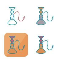 Unique Hookah Vector Icon