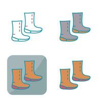 Unique Boots Vector Icon