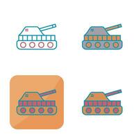 icono de vector de tanque