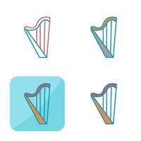 Harp Vector Icon