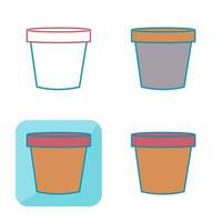 Plant Pot Vector Icon