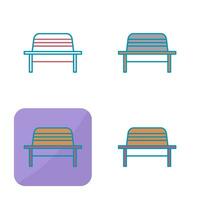 Garden Bench Vector Icon