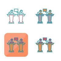 Debate Vector Icon