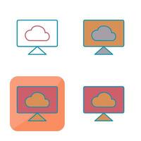 Cloud System Vector Icon