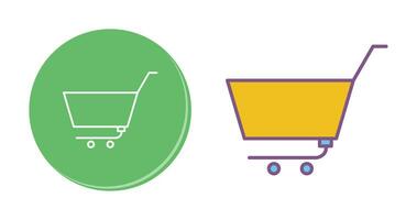 Unique Empty Cart Vector Icon