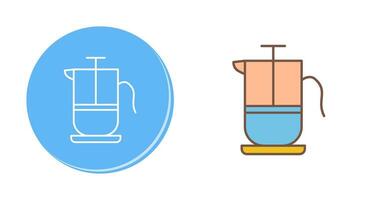 French Press Vector Icon