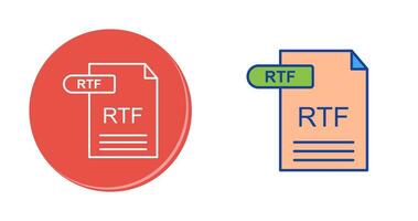 RTF Vector Icon