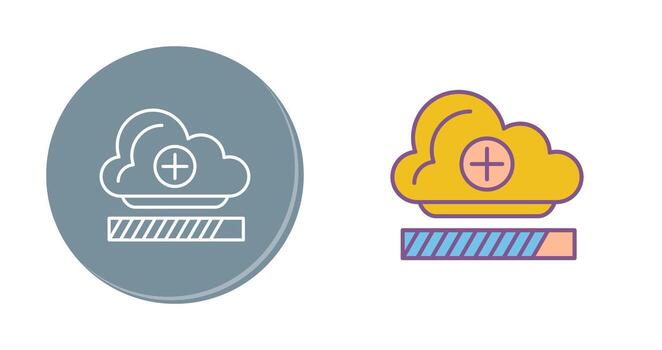 icono de vector de carga