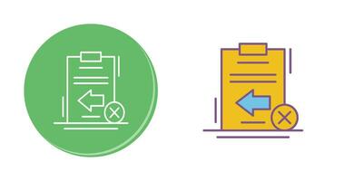 Return Failed Vector Icon