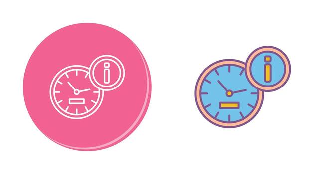 icono de vector de reloj