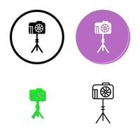 Unique Camera Stand Vector Icon