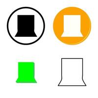 Unique Back Stand Vector Icon