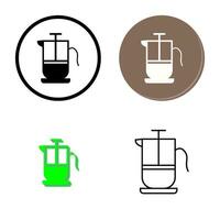 French Press Vector Icon