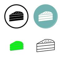 Cake Slice Vector Icon