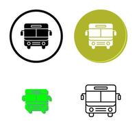 icono de vector de bus