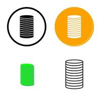 Stack of Coins Vector Icon