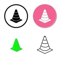 Unique Cone Vector Icon