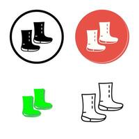 Unique Boots Vector Icon