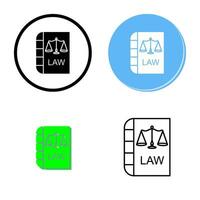 Law and Order Vector Icon