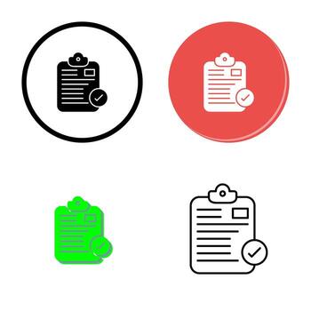 Secure Notepad Vector Icon
