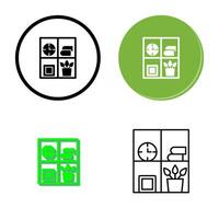 Bookshelf Vector Icon