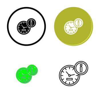icono de vector de reloj