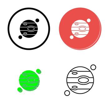 Jupiter Vector Icon