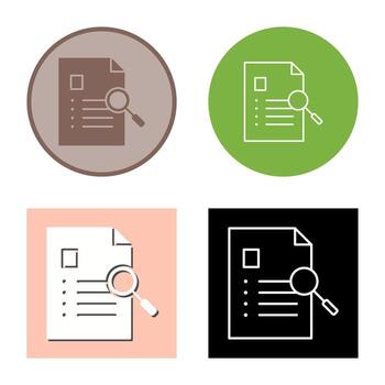 Unique Case Study Vector Icon