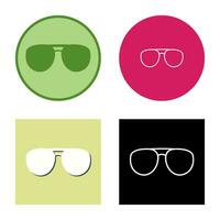 icono de vector de gafas únicas