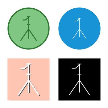 Unique Stand Vector Icon