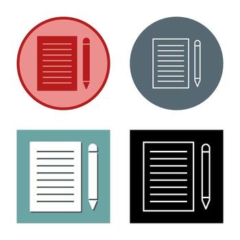 Write Feedback Vector Icon