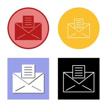 Email Documents Vector Icon