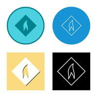 Flammable Material Vector Icon