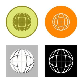 icono de vector de globo