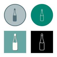 Champagne Bottle Vector Icon