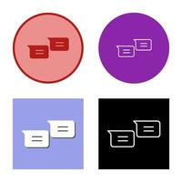 Unique Messages Vector Icon